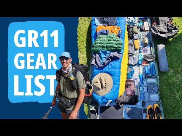 Gear List for the GR11 - My Kit for Hiking & Camping 500 Miles Across the Spanish Pyrenees