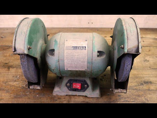 Old Rusty Bench Grinder Restoration