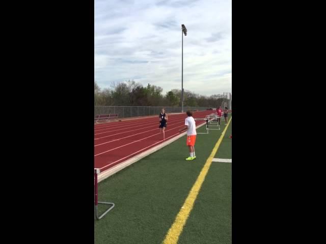 My boy cheering on my girl :0)   Edmond Memorial High School   March 30, 2015