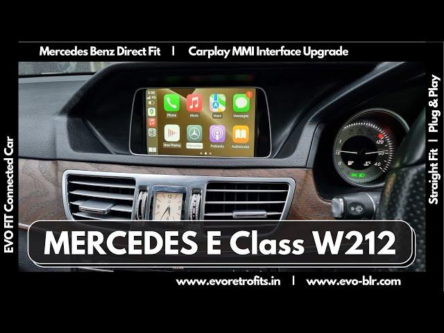 EVO Retrofits: Mercedes Benz E Class W212 (2010-16) Apple Carplay Android Auto USB Reverse Camera BT