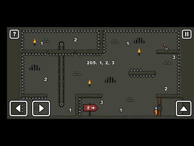 Как пройти уровень 205 One level 3. Stickman 3. #gameplay #onelevel3 #stickman