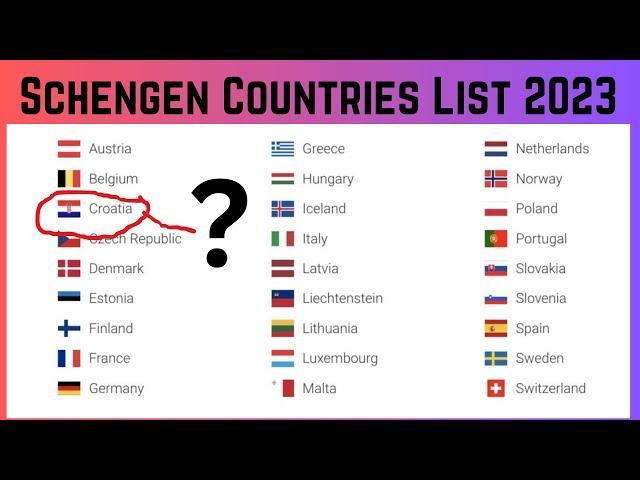 Schengen visa || 2023 Country in Schengen zone || Europion Countries of list in 2023 #schengenlist