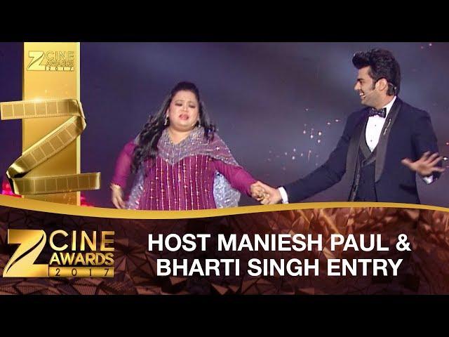 Manish Paul & Bharti Singh | Opening Event | PART 1 |  Zee Cine Awards 2017