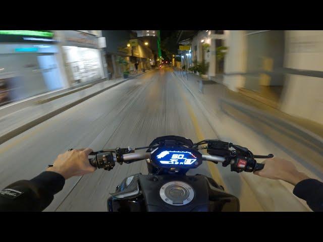 YAMAHA MT-07 PURE SOUND | Dark Road Thrills