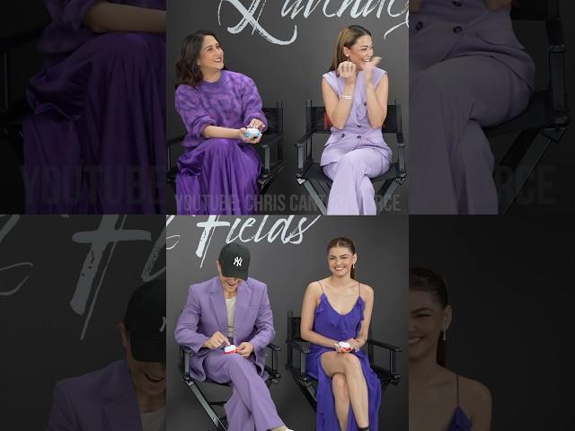 Jodi Sta. Maria trivia with the cast of #LavenderFields! #jerichorosales #janinegutierrez