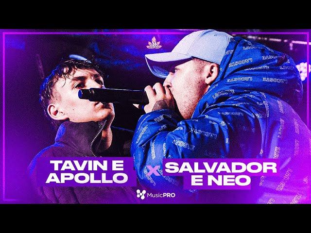 (PEGOU FOGO ) SALVADOR E NEO x TAVIN E APOLLO | SEMIFINAL | 366ª BATALHA DA ALDEIA