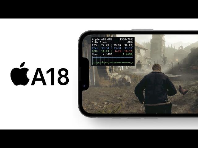 iPhone 16e with A18 - Testing 20 PC/Console Games