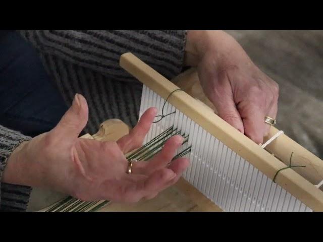 Weaving With a Doubled Up Warp on a Rigid Heddle Loom