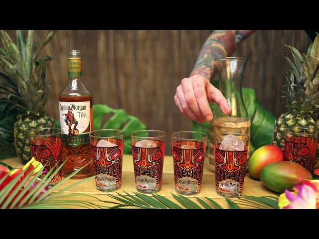 The Booze Bar | Captain Morgan Tiki Cocktail