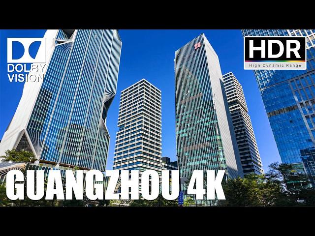 Westerners can't believe how modern China is, Guangzhou CBD walking tour｜4K HDR