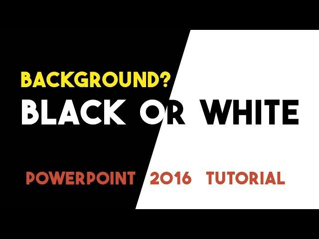 Which Background Color to choose? #QuickTip08