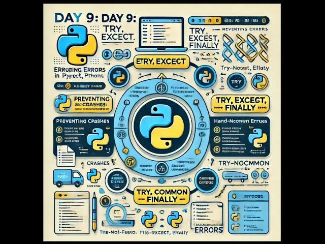 Python for Coder's Day 9: Error Handling in Python | Egnicode!!