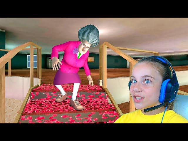 МИСС ТИ НА ПОДИУМЕ! Злая Учительница Scary Teacher 3D