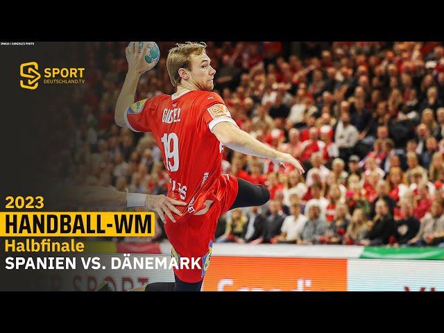 Re-Live: Das erste Halbfinale der Handball-WM 2023 - Spanien fordert Dänemark! | SDTV Handball