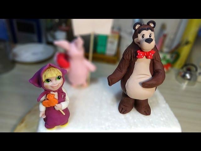 Фигурки "Маша и Медведь" / Figures "Masha and the bear" - Я - ТОРТодел!