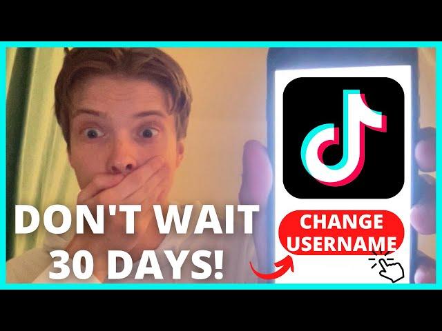 How To Change Username On TikTok Without Waiting 30 Days (NEW WAY)