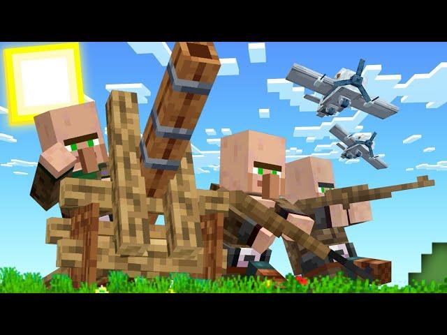 Villagers War! - The Battle of Pillager Addon Mcpe (Minecraft Bedrock)