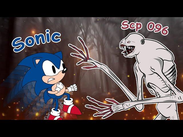 Sonic sees Scp 096 in the dark jungle| Cartoon | Animation