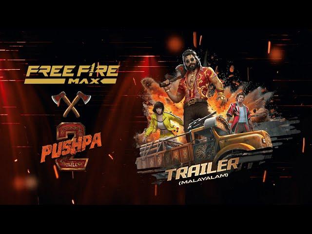 Free Fire MAX x Pushpa 2: The Rule | Malayalam Trailer