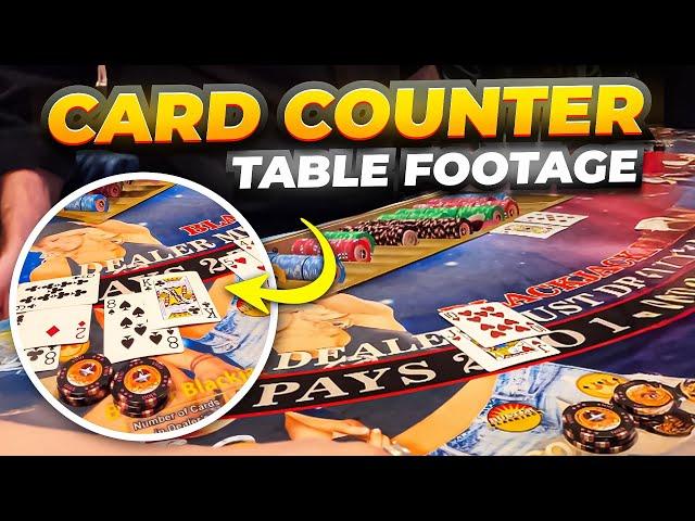 POV: of a Card Counter | Advantage Blackjack Table Footage