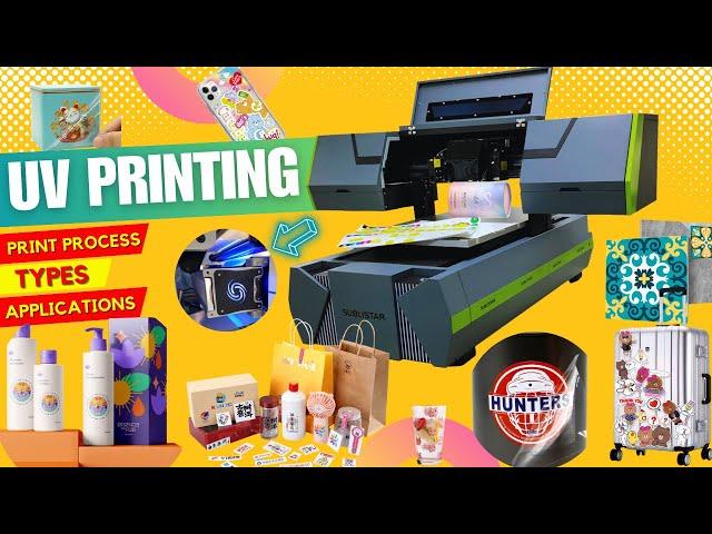 How UV Printer Works - Types and Advantages of UV Printing Machine