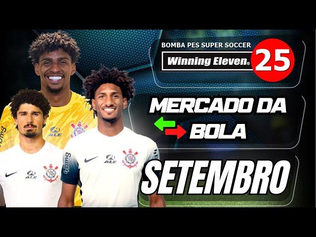 PES 2013 NOVO PATCH 2025 110 % ATUALIZADO LANÇAMENTO!!! GAMEPLAY TESTANDO O CORINTHIANS #pes2013