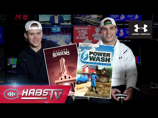 Let's Play: Escape Academy & PowerWash Simulator with Juraj Slafkovsky and Kaiden Guhle