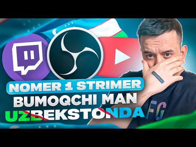 2024 Nomer 1 strimer bumoqchi man Uzbekistonda! Twitch va Youtube da strim qilish urgataman! UzbekTw