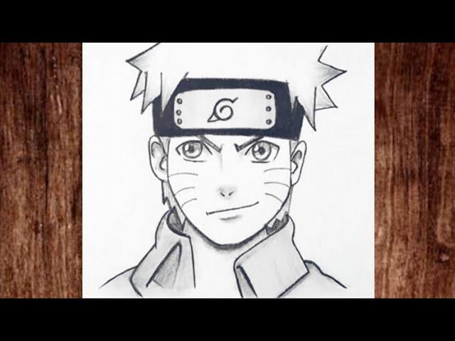 How to draw Naruto Uzumaki step by step | Naruto drawing easy | anime drawing |Pencil sketch