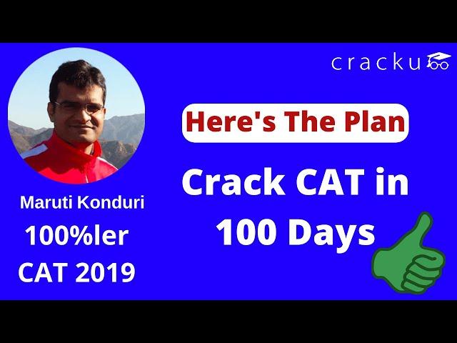 Strategy  How to crack CAT in 100 Days 