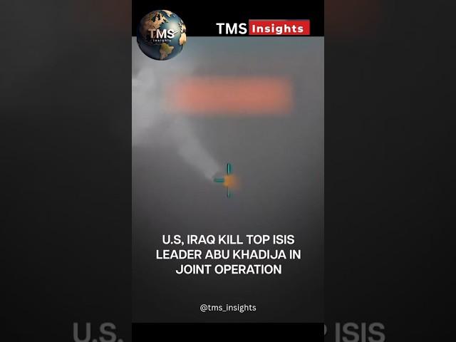 US Airstrike Eliminates ISIS Leader in Iraq, Trump Hails Operation.#usa #iraq #airstrike