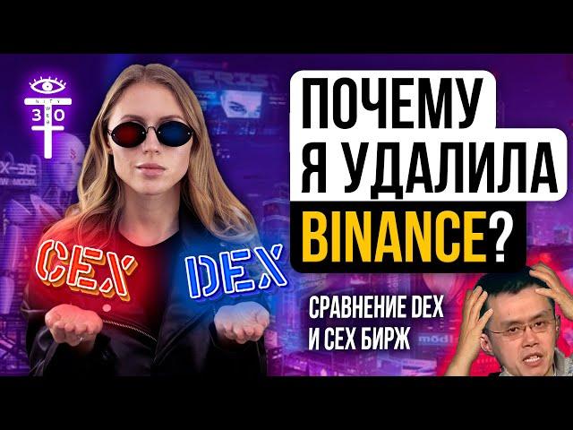 DEX vs CEX / СРАВНЕНИЕ и биржи криптовалют