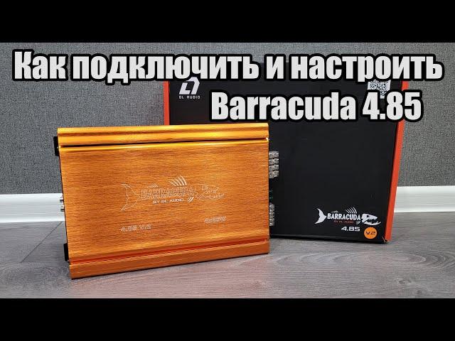 Обзор, подключение, настройка DL Audio Barracuda 4.85 v2