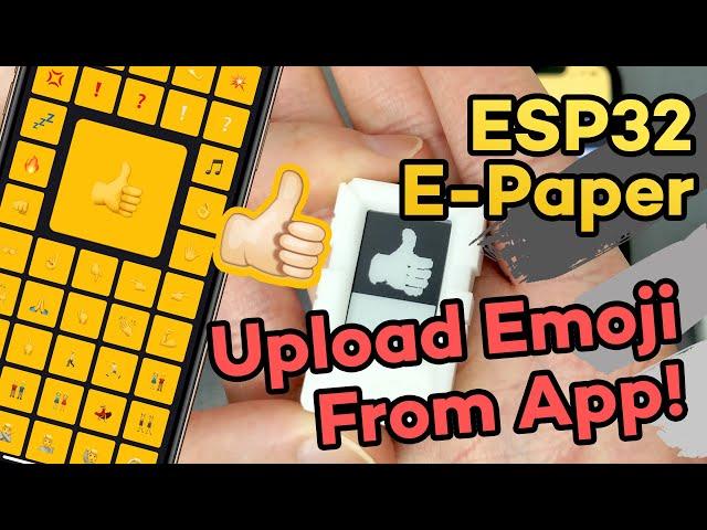 Mini E-Paper | Ep1. Uploading Emoji to E-Paper from Flutter App (iOS & Android)