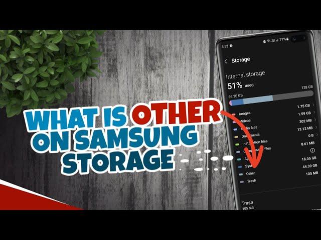 What is "Other" Storage on Samsung device and how to Clear it