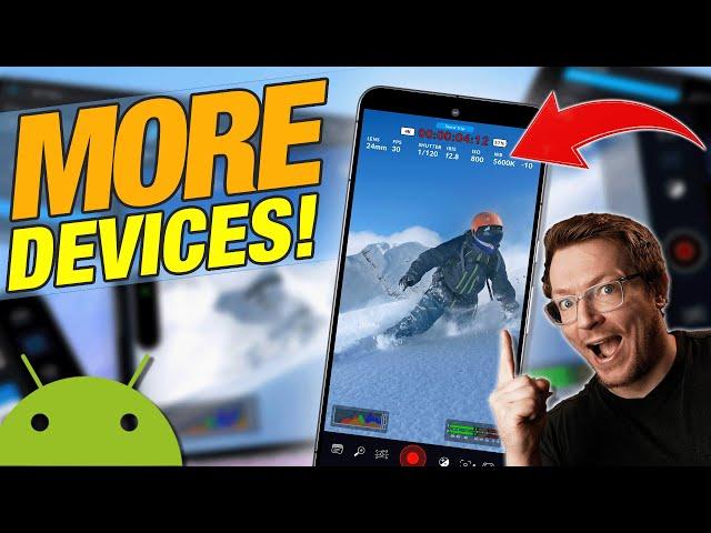 MORE Phones! MORE Features! STILL Free! Android Blackmagic Camera App Update 1.1