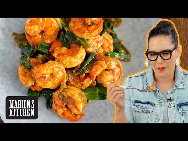 Sooooo BUTTERY Garlic Shrimp & introducing my little baby Henry | #WithMe | Marion's Kitchen