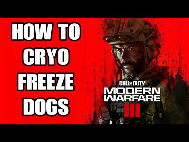 How To Complete Freezer Burn Mission Slow Hell Hound Dogs With Cryo Freeze Ammo Mod MW3 Zombies