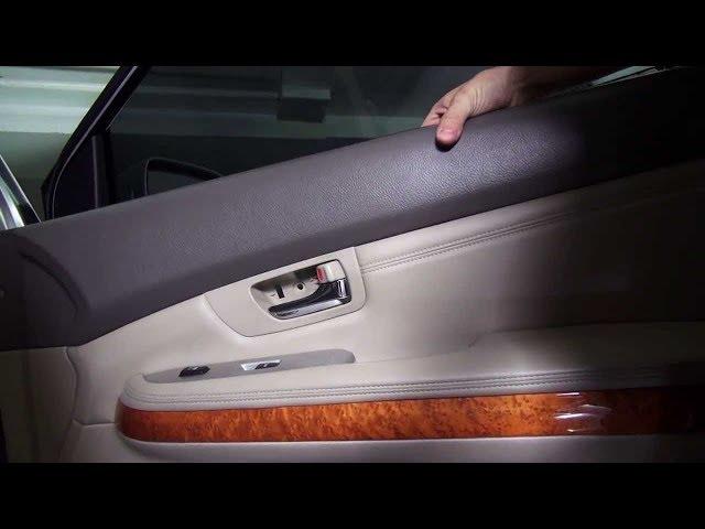 Как снять (разобрать) дверную обшивку Lexus RX350. How to remove (disassemble) the door trim Lexus.