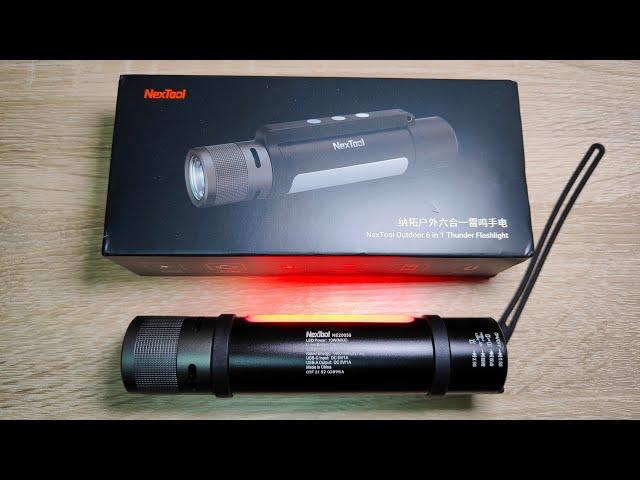 Обзор Xiaomi NexTool 6 in 1 Flashlight ► лучший фонарь СЯОМИ!