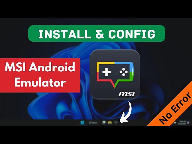 Install MSI Android Emulator On PC - Easy Step By Step Guide | Download MSI app player for Windows