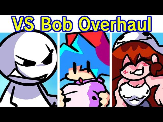 Friday Night Funkin' VS Bob Overhaul Canceled Build + Cutscenes | Ron & Little man (FNF Mod) (BF/GF)