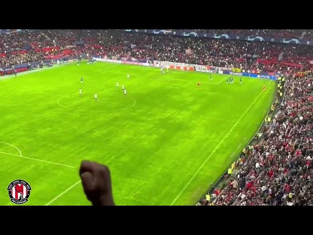 Ontlading na de 2-3 van Ricardo Pepi : Sevilla FC-PSV : 29/11/2023