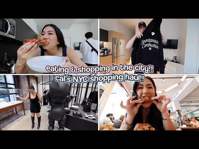 CAL’S SHOPPING HAUL!! Eating & Shopping In NYC!!
