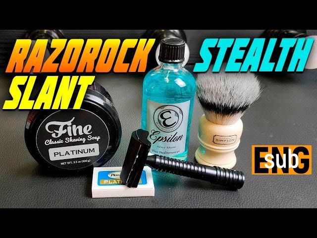 Stealth Slant Razor, Simpsons Trafalgar, FINE Platinum и Epsilon | Бритьё с HomeLike