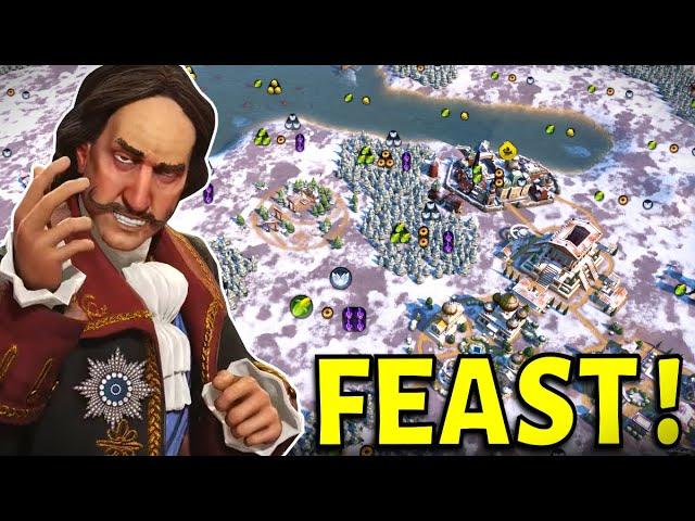 Civ 6 | Why Giving Peter Food In The Tundra Is A TERRIBLE Idea (#2 Russia Civilization VI)