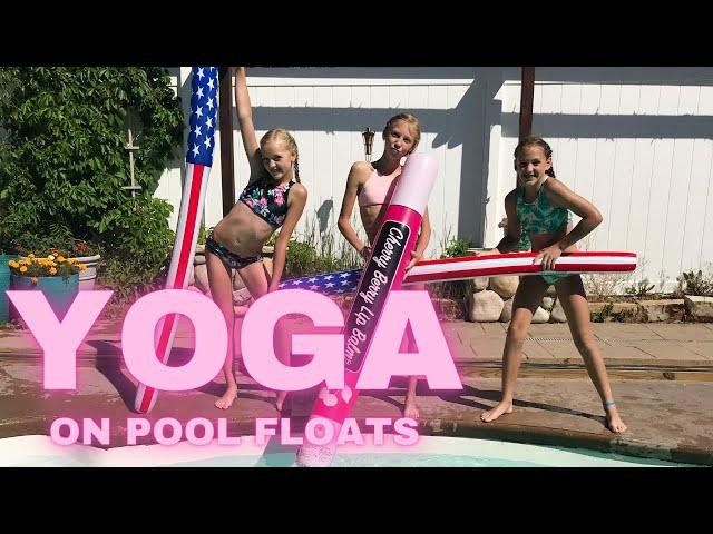 YOGA ON POOL FLOATS !//SYD THE KIDD