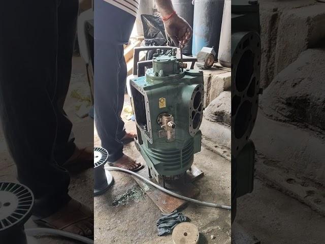 Bsemi harmetic compressor repair and services. #bitzer #compressor #youtubeshorts #technicalanalysis