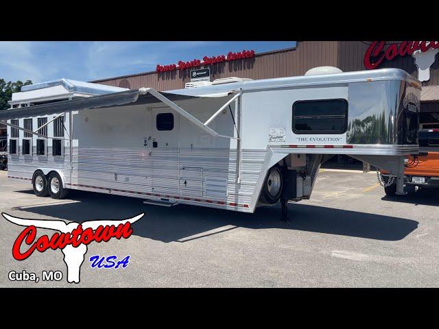 2007 Bloomer 8416 4-Horse Trailer with 8' Slide and a Generator