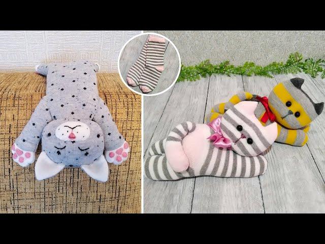 Восхитительные Котики из Носков DIY